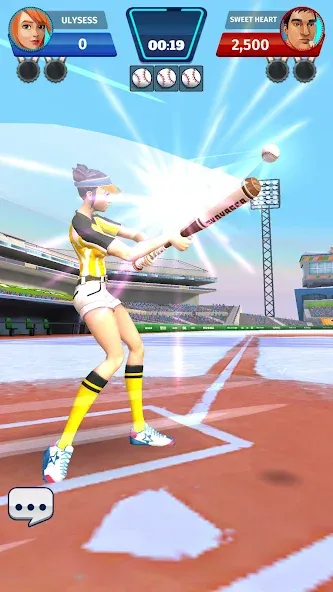 Baseball Club: PvP Multiplayer (Бейсбольный клуб)  [МОД Бесконечные деньги] Screenshot 3