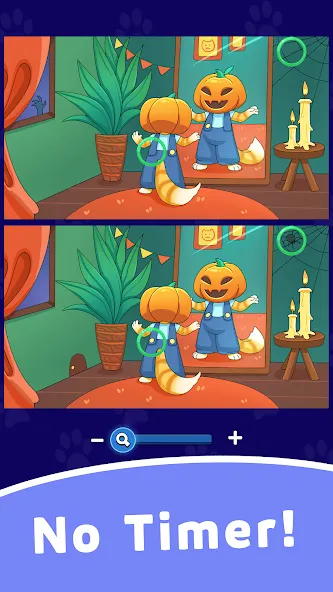 Find Differences: Cute Cats  [МОД Mega Pack] Screenshot 3