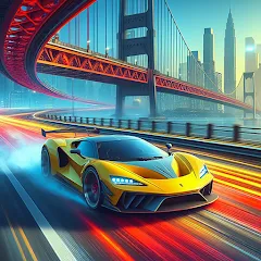 Скачать взломанную Car Race 3D - Racing Master (С  3D  Гонки на автомобилях 3D)  [МОД Menu] - стабильная версия apk на Андроид