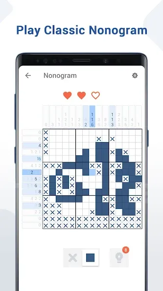 Nonogram - Fun Logic Puzzle (Нонограмма)  [МОД Бесконечные деньги] Screenshot 1