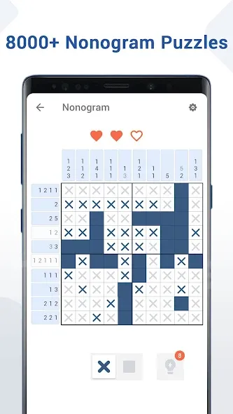 Nonogram - Fun Logic Puzzle (Нонограмма)  [МОД Бесконечные деньги] Screenshot 2