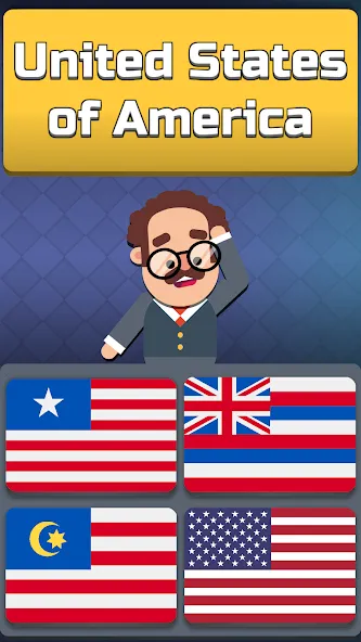 Geography: Flags Quiz Game  [МОД Все открыто] Screenshot 1