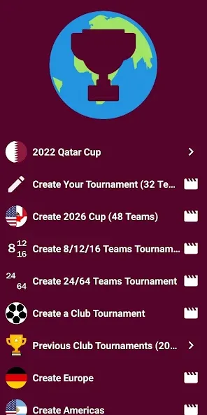 World Soccer Simulator 2022 (Чемпионат мира по калькулятору)  [МОД Бесконечные деньги] Screenshot 1