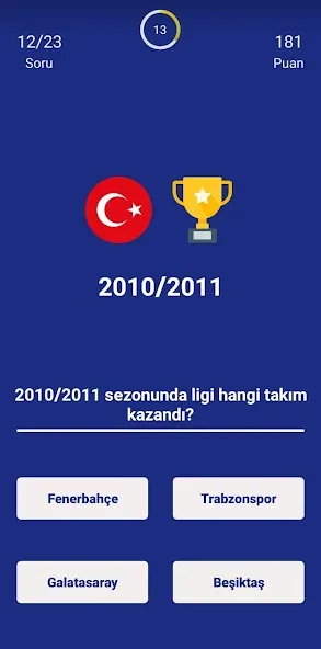 Türkiye Süper Ligi Bilgi Oyunu  [МОД Unlimited Money] Screenshot 3