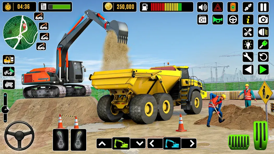 City Road Construction Games (Сити Роад Конструкшн Геймс)  [МОД Бесконечные монеты] Screenshot 3