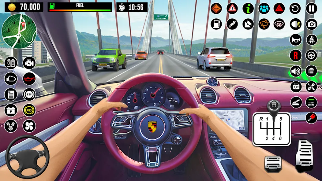 City Driving School Car Games  [МОД Много монет] Screenshot 4