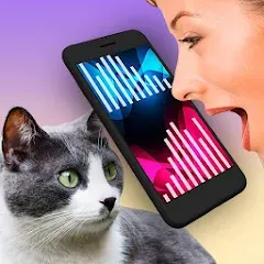 Скачать взломанную Cat Translator Pet Talk Meow  [МОД Все открыто] - полная версия apk на Андроид