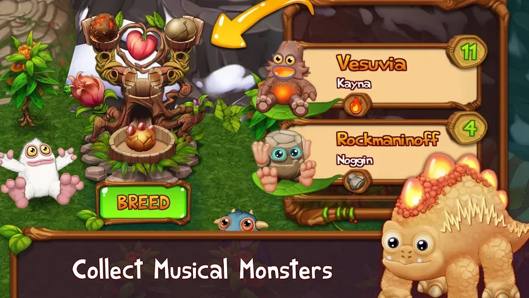 Singing Monsters: Dawn of Fire (Сингинг Монстерс)  [МОД Меню] Screenshot 1