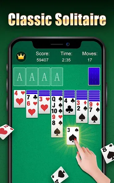 Solitaire  [МОД Menu] Screenshot 1