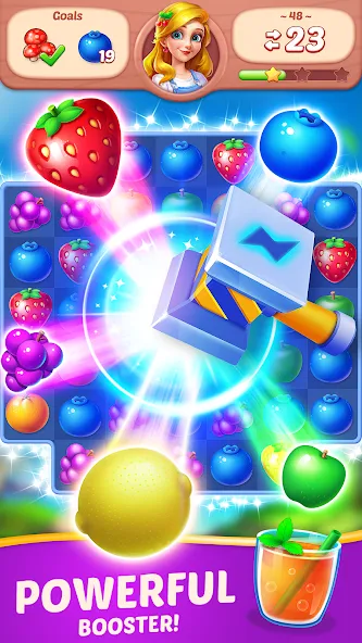 Fruit Diary - Match 3 Games  [МОД Меню] Screenshot 3