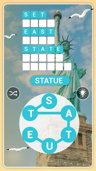 Word City Classic: Word Search (Уорд Сити Классик)  [МОД Все открыто] Screenshot 3