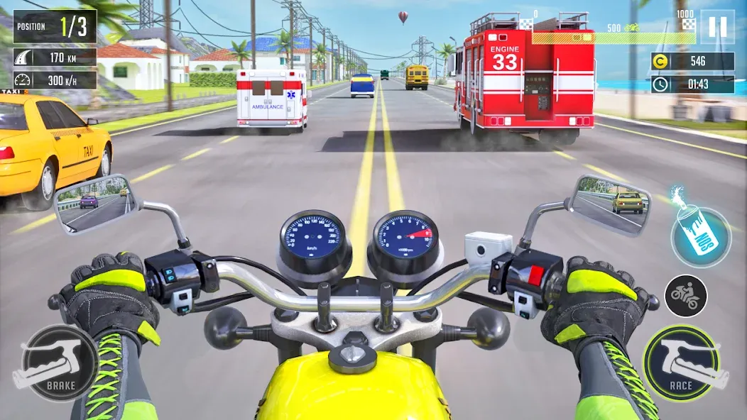 3d Bike Racing Bike Race Games  [МОД Menu] Screenshot 2