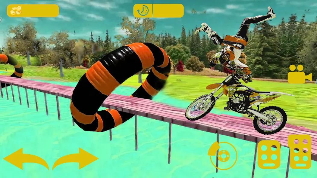 Bike stunt 3d games-Bike games  [МОД Меню] Screenshot 3