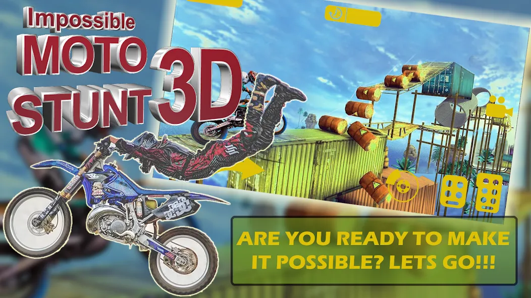 Bike stunt 3d games-Bike games  [МОД Меню] Screenshot 5