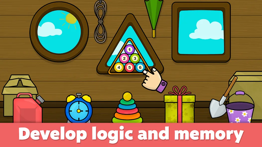 Baby Games: Shapes and Colors  [МОД Меню] Screenshot 3