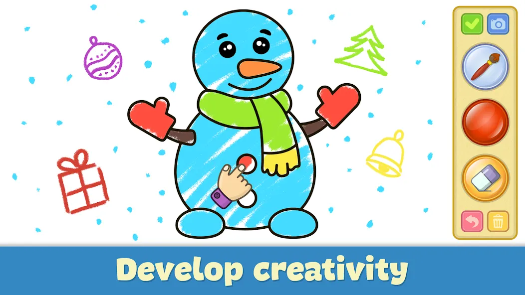 Kids Coloring & Drawing Games  [МОД Unlimited Money] Screenshot 3