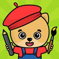 Взломанная Kids Coloring & Drawing Games  [МОД Unlimited Money] - полная версия apk на Андроид