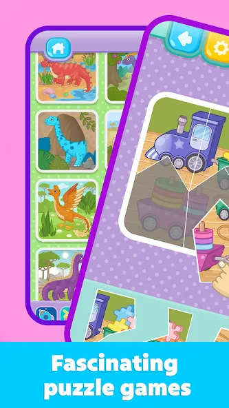 Kids Puzzles: Games for Kids  [МОД Бесконечные монеты] Screenshot 4