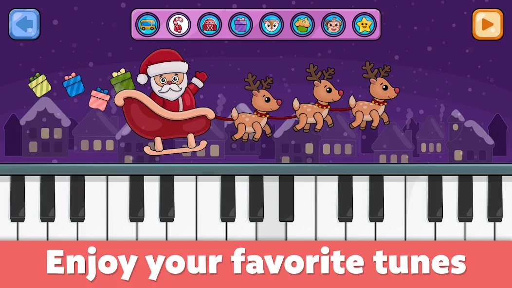 Baby Piano: Kids Music Games  [МОД Unlimited Money] Screenshot 1