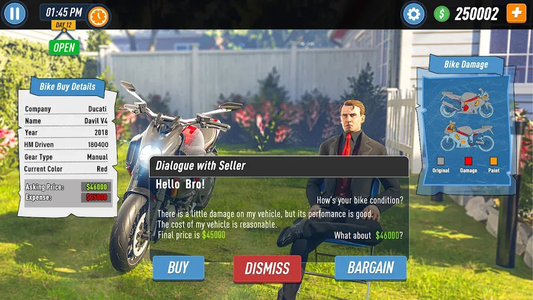 Motorcycle Dealer Bike Games  [МОД Unlimited Money] Screenshot 5