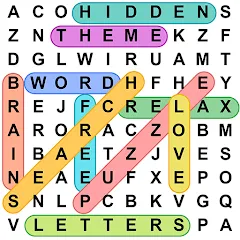 Взломанная Word Search - Word Puzzle Game  [МОД Unlimited Money] - стабильная версия apk на Андроид