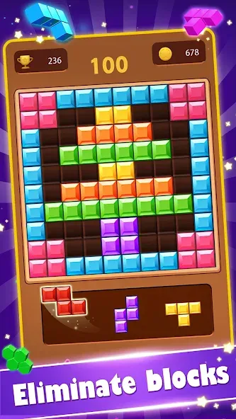 Block Gems: Block Puzzle Games (Блок драгоценные камни)  [МОД Unlocked] Screenshot 2