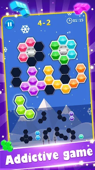 Block Gems: Block Puzzle Games (Блок драгоценные камни)  [МОД Unlocked] Screenshot 3