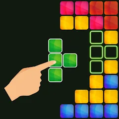 Скачать взломанную Block Buster - Hex and Square  [МОД Много монет] - стабильная версия apk на Андроид