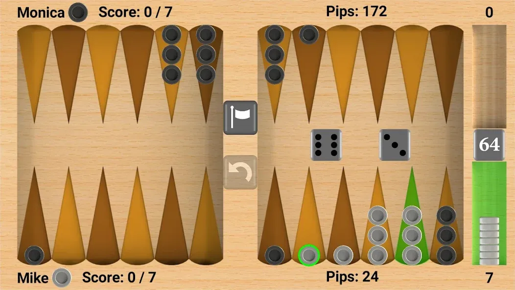 Bluetooth Backgammon  [МОД Бесконечные монеты] Screenshot 4