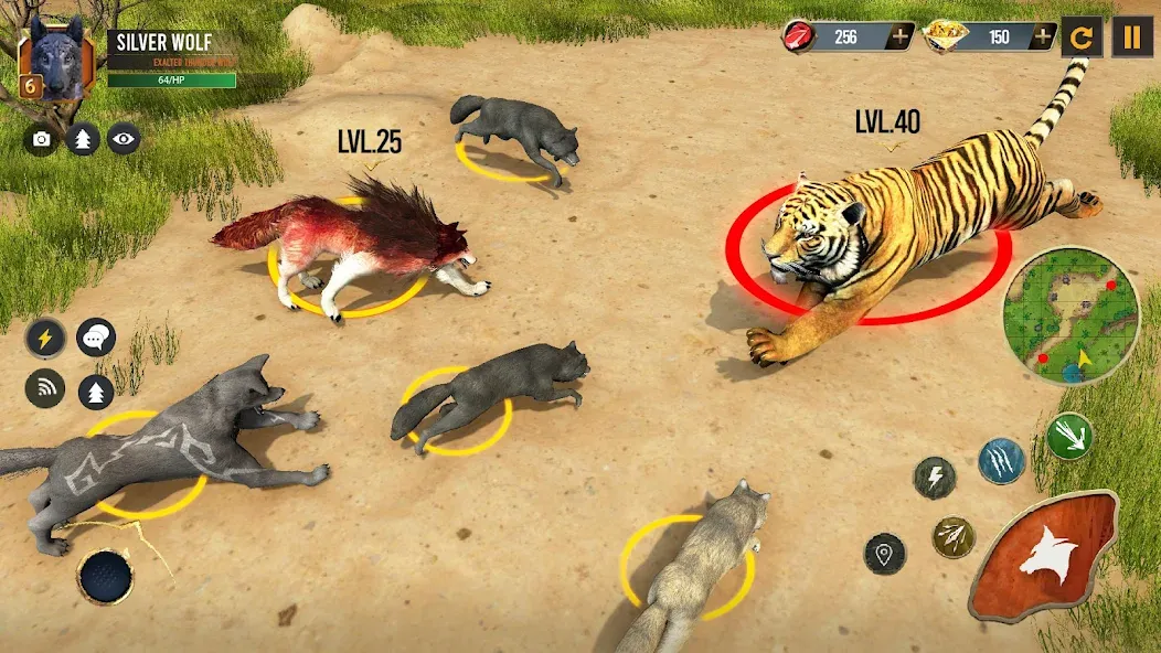 Wild Wolf Simulator Wolf Games  [МОД Меню] Screenshot 4