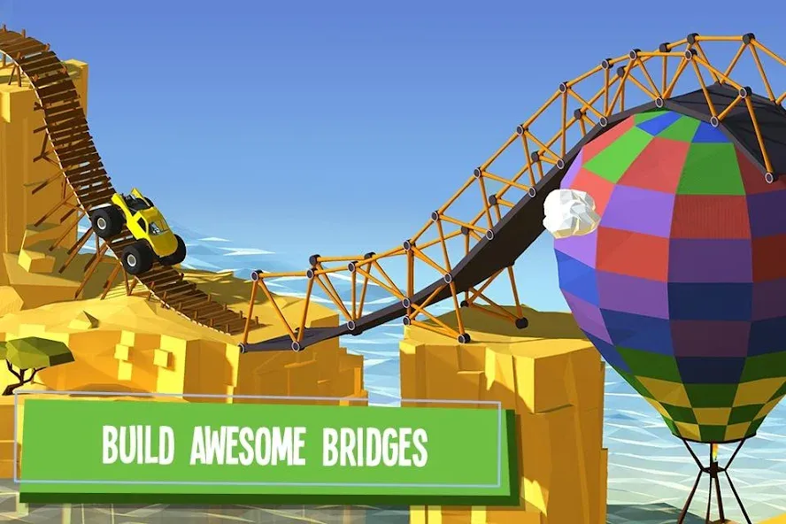 Build a Bridge!  [МОД Много монет] Screenshot 2