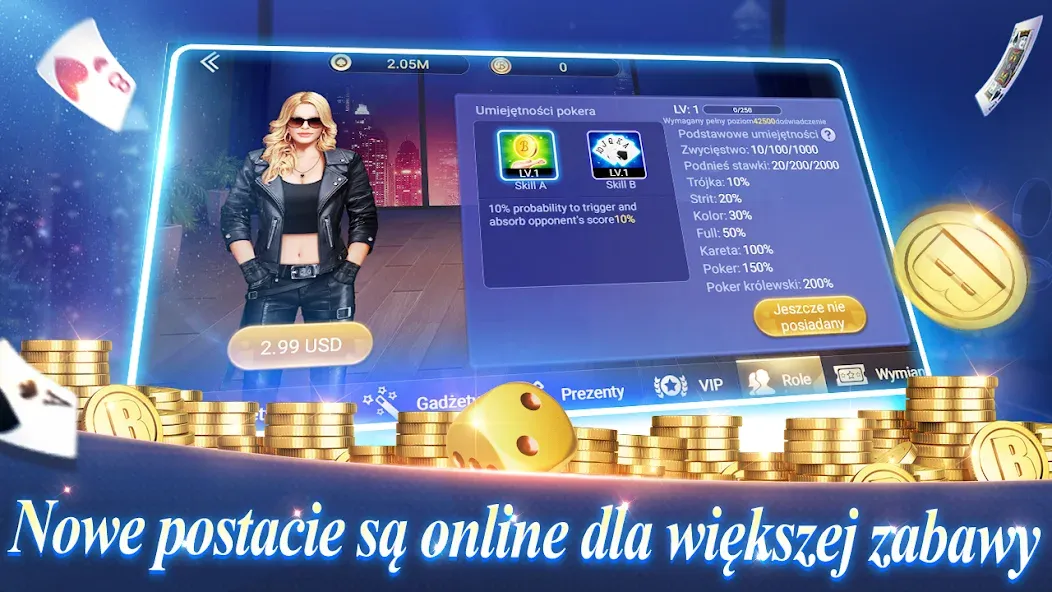 Texas Poker Polski  (Boyaa) (Техасский Покер Польский)  [МОД Много денег] Screenshot 1