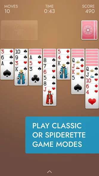 Spider Solitaire  [МОД Бесконечные монеты] Screenshot 5