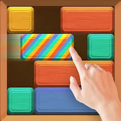 Скачать взломанную Falling Blocks: Sliding Puzzle (Фоллинг блоксы)  [МОД Бесконечные монеты] - стабильная версия apk на Андроид