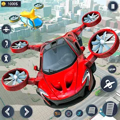 Взлом Flying Car Robot Game Car Game  [МОД Бесконечные деньги] - стабильная версия apk на Андроид