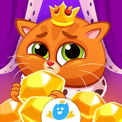 Скачать взломанную Bubbu Jewels - Merge Puzzle (Буббу Джуэлс)  [МОД Mega Pack] - последняя версия apk на Андроид