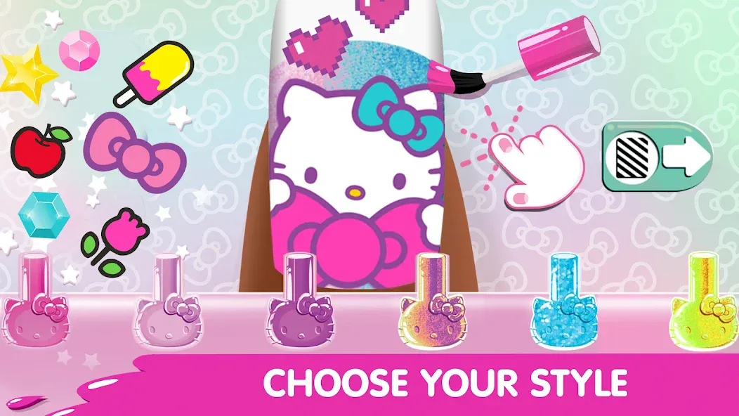 Hello Kitty Nail Salon  [МОД Mega Pack] Screenshot 2