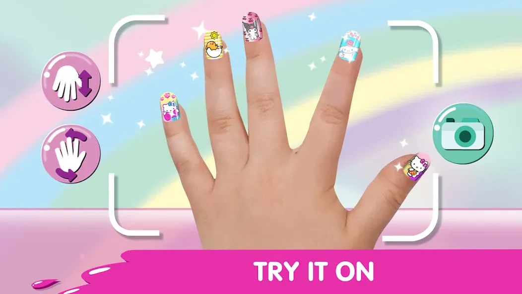 Hello Kitty Nail Salon  [МОД Mega Pack] Screenshot 4