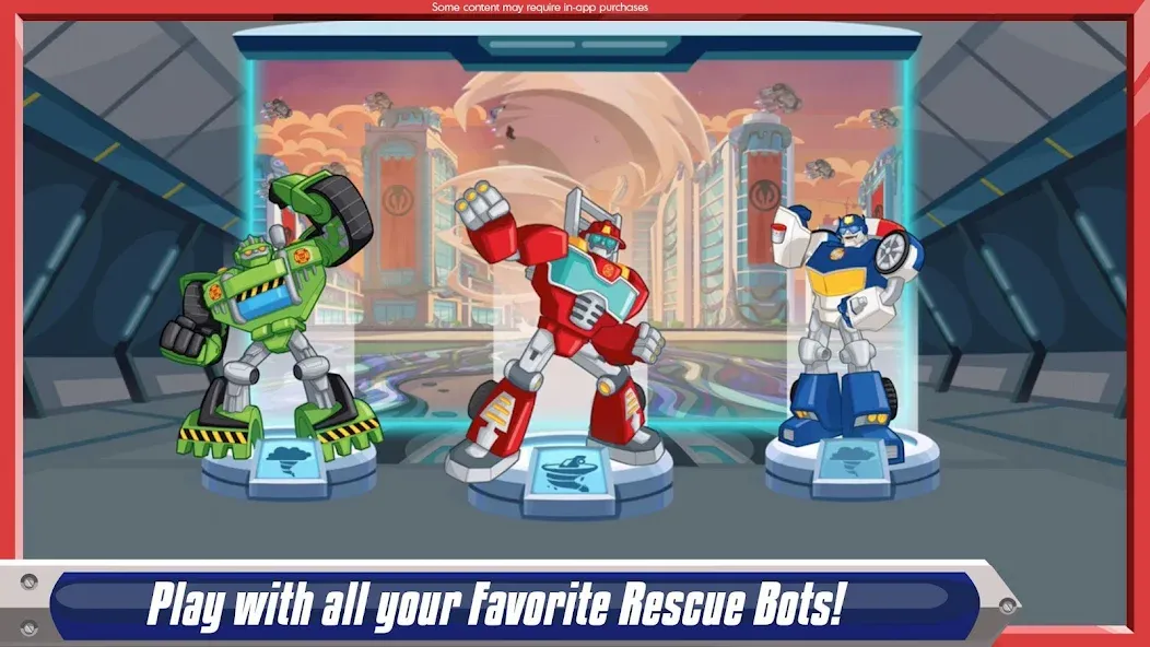 Transformers Rescue Bots: Dash (Трансформеры Боты спасатели)  [МОД Меню] Screenshot 1