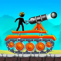 Взлом The Tank: Stick pocket hill (Зе Тенк)  [МОД Unlimited Money] - стабильная версия apk на Андроид