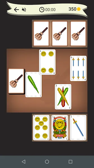 Broom: card game (Эскоба дель 15)  [МОД Бесконечные монеты] Screenshot 2