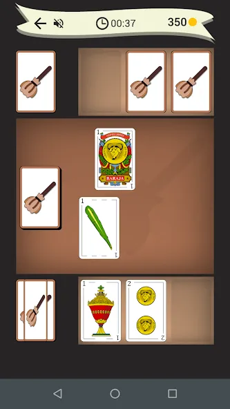 Broom: card game (Эскоба дель 15)  [МОД Бесконечные монеты] Screenshot 4