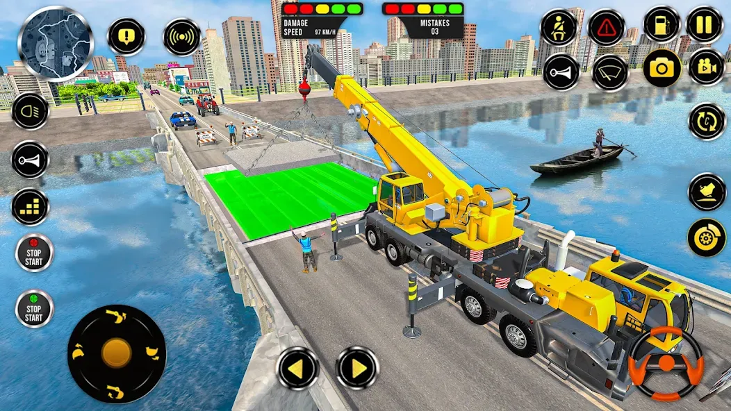 Construction Machine Real JCB  [МОД Menu] Screenshot 5