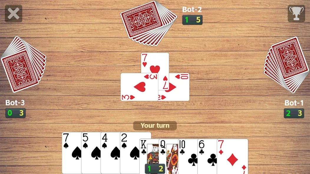 Callbreak League - Card Game (Колбрик Лига)  [МОД Много денег] Screenshot 2