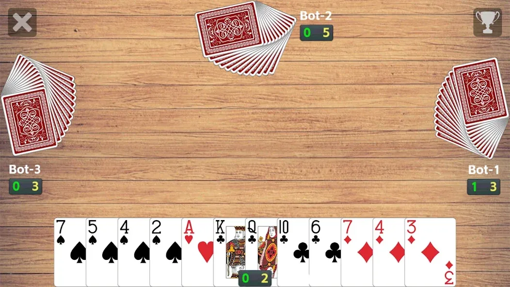 Callbreak League - Card Game (Колбрик Лига)  [МОД Много денег] Screenshot 3