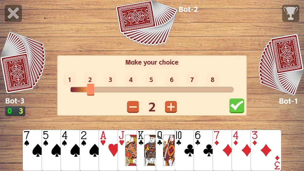 Callbreak League - Card Game (Колбрик Лига)  [МОД Много денег] Screenshot 4