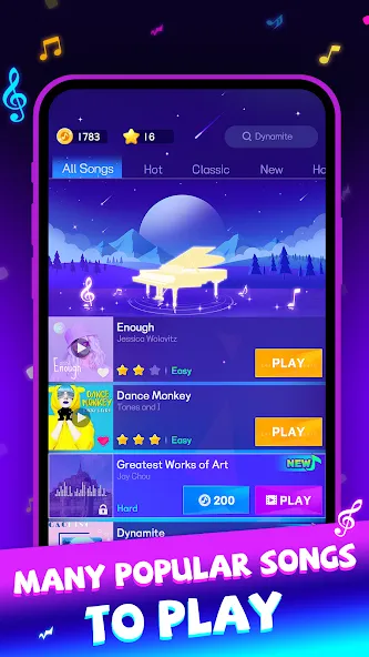 Beat Piano Dance:music game (Маджик Пиано Тайлз)  [МОД Unlimited Money] Screenshot 5