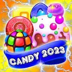 Скачать взломанную Candy 2024-Candy Match 3 Game (Кэнди 2023)  [МОД Mega Pack] - стабильная версия apk на Андроид