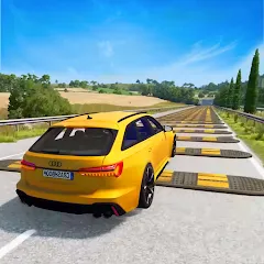 Взломанная Beam Drive Road Crash 3D Games (Бим Драйв Роад Краш 3Д Геймс)  [МОД Mega Pack] - последняя версия apk на Андроид