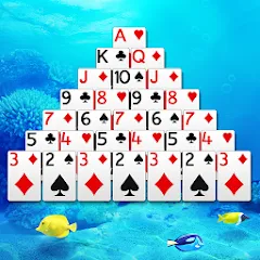 Взлом Pyramid Solitaire  [МОД Unlimited Money] - стабильная версия apk на Андроид